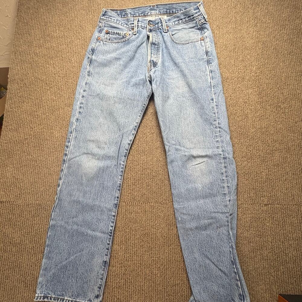 VINTAGE 1990’S 501 LEVI’S JEANS 33/30 Button Fly Made in Mexico